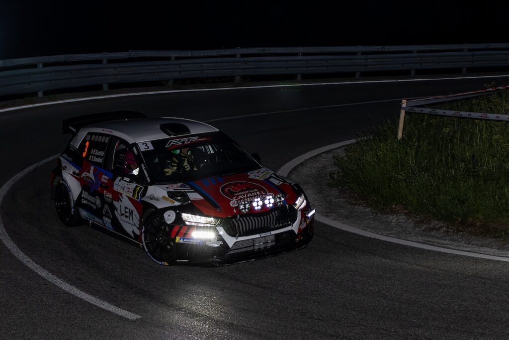 Rally VDA notturna Andrea Cozza