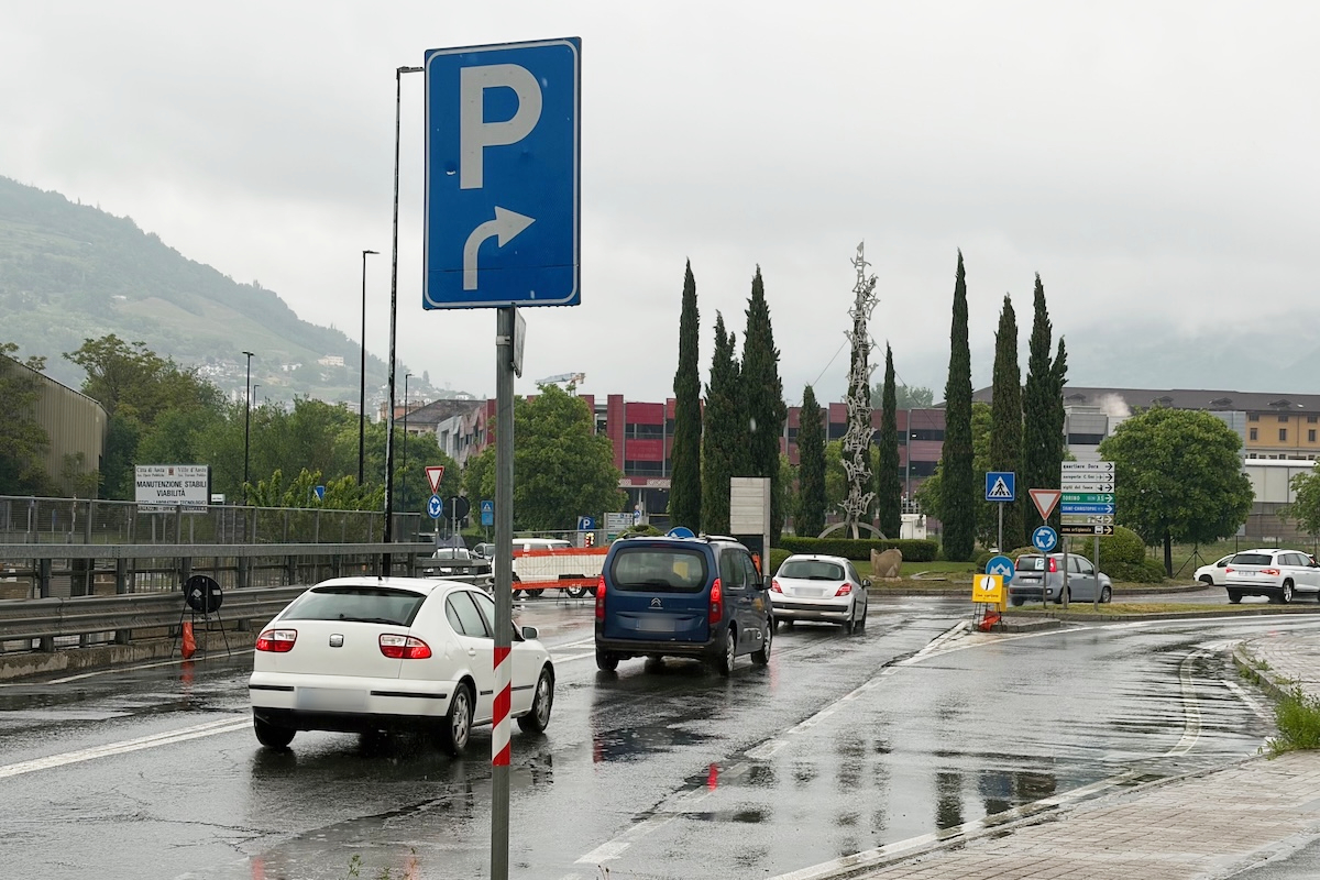 Traffico a Pont-Suaz