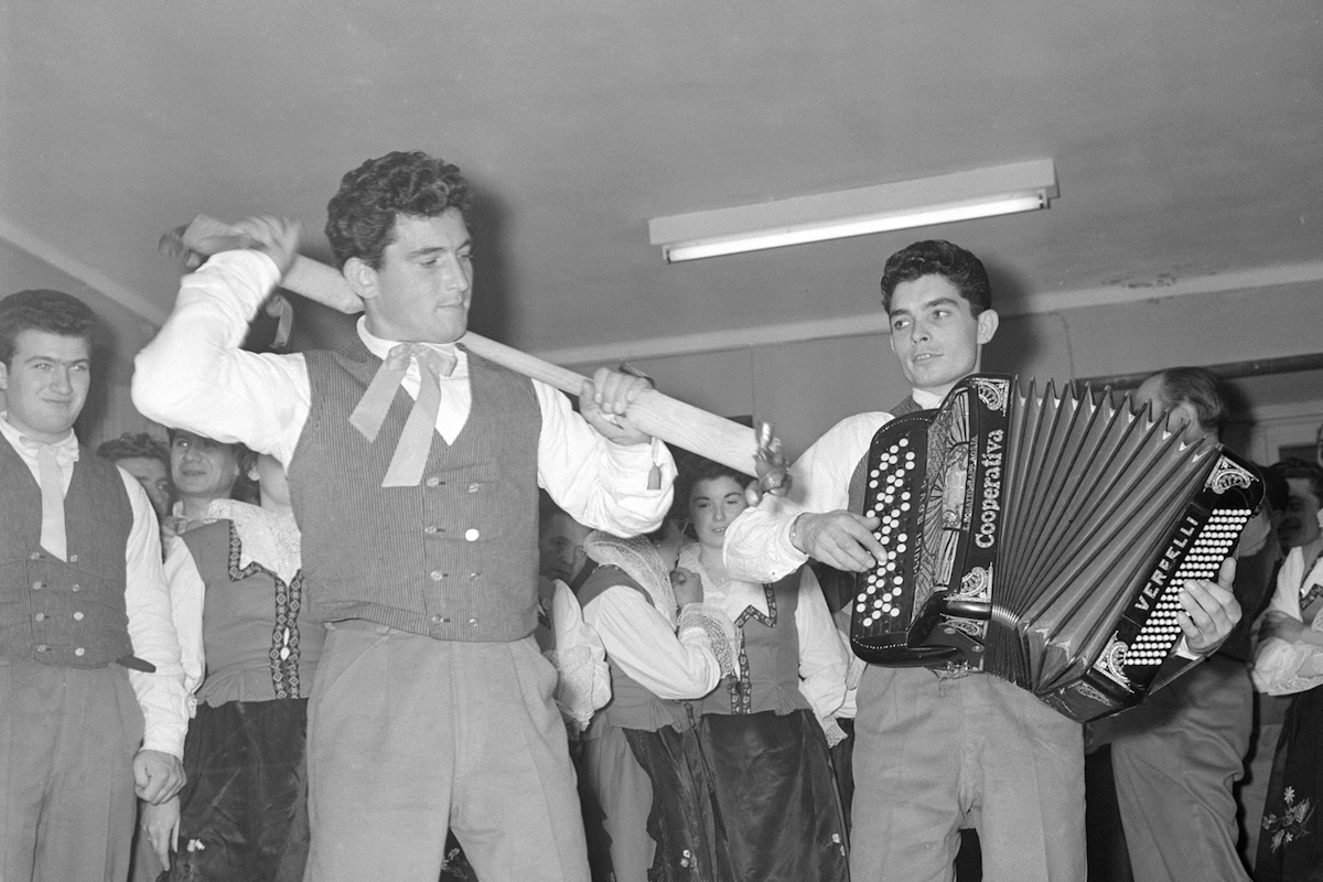 Vittorio e Mario Bovi componenti della Clicca Vittorio Bovi creatore del Fleyé