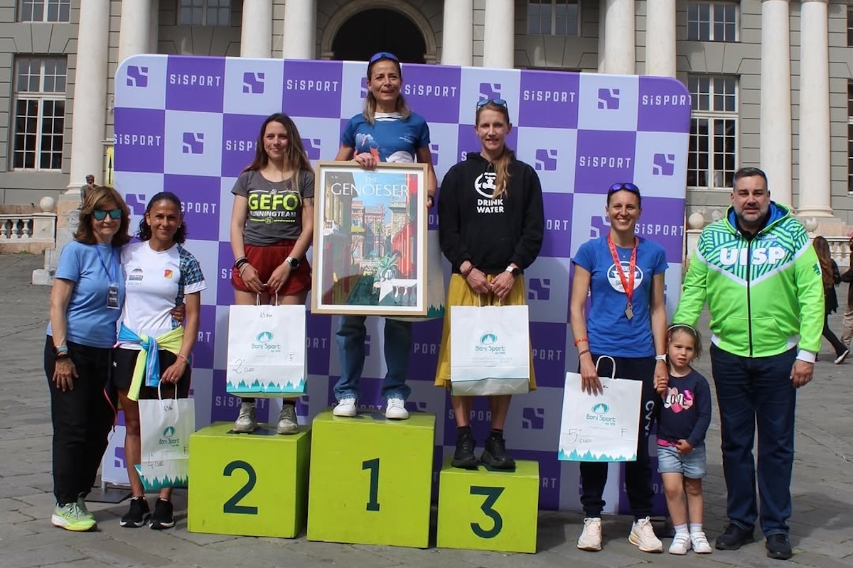 Sonia Locatelli al trail di Genova