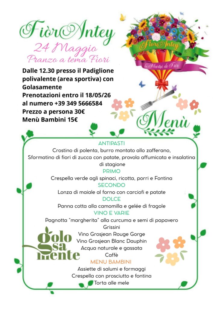 Menù pranzo