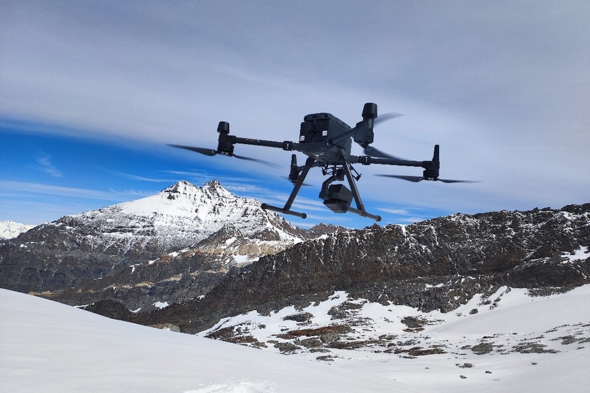 Il Sistema UAS equipaggiato con sensore LiDAR e fotocamera RGB