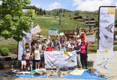 “Cervino for nature”, a Chamois raccolti 73,5 chili di rifiuti