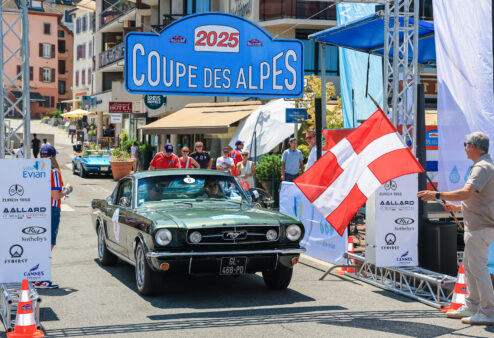 Le auto d’epoca della Coupe des Alpes chiudono il rally a Courmayeur
