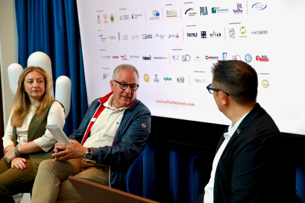 Conferenza stampa Cactus Film Festival Lazzarotto Grosjacques Stevanon