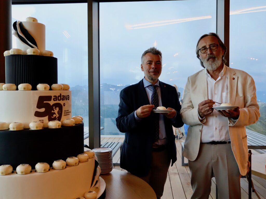 Direttore Emilio Conte e Presidente Luigi Fosson da sx a dx Cinquant