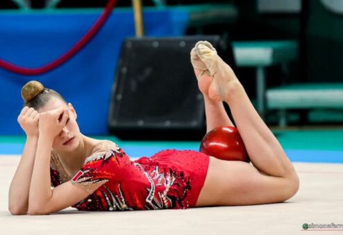 Dodicesimo posto per Elodie Godioz agli Europei Juniores di ginnastica ritmica