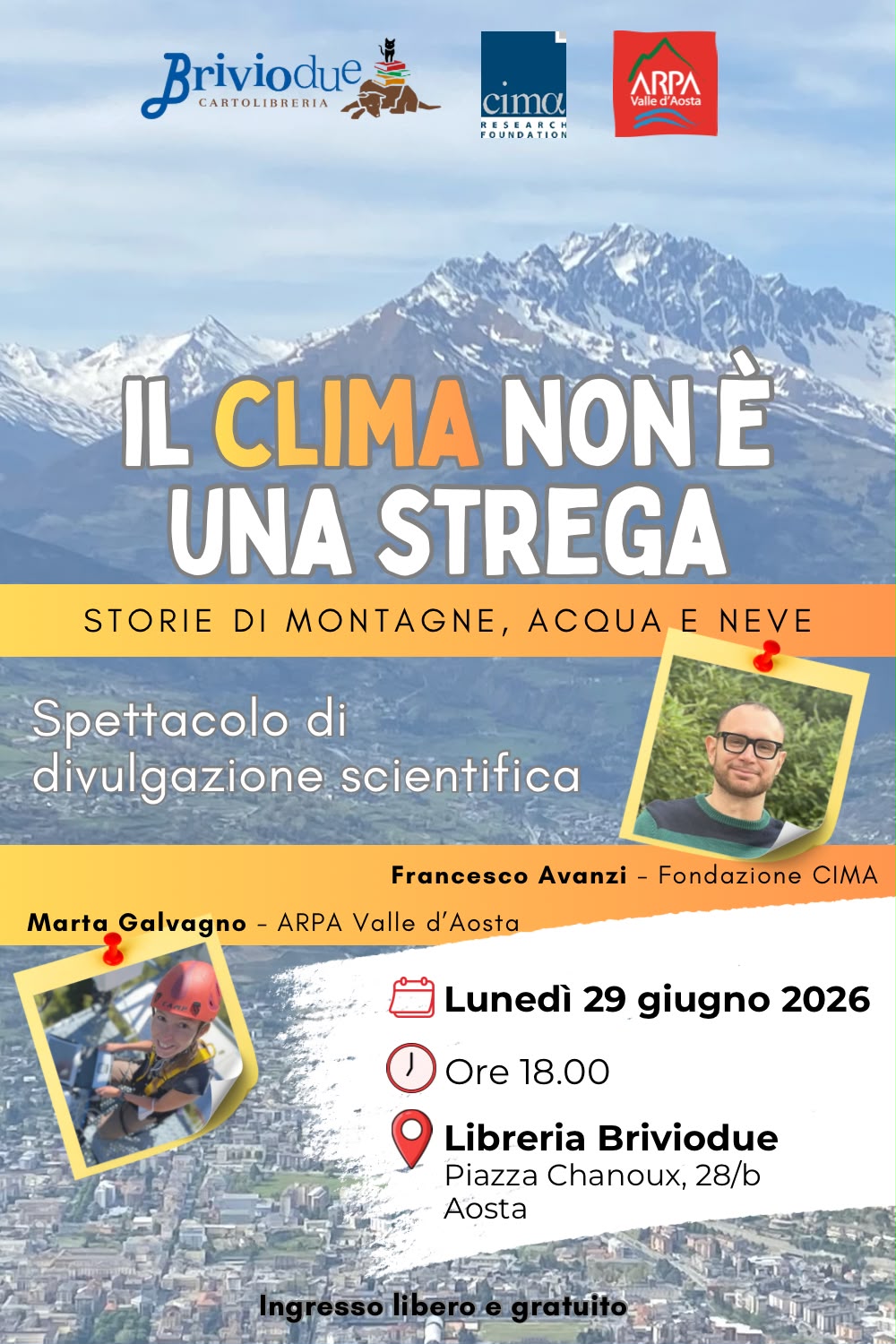 Il cilma non è una strega - evento
