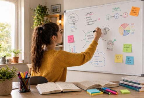 Come migliorare l’efficacia dello studio grazie a una lavagna cancellabile?