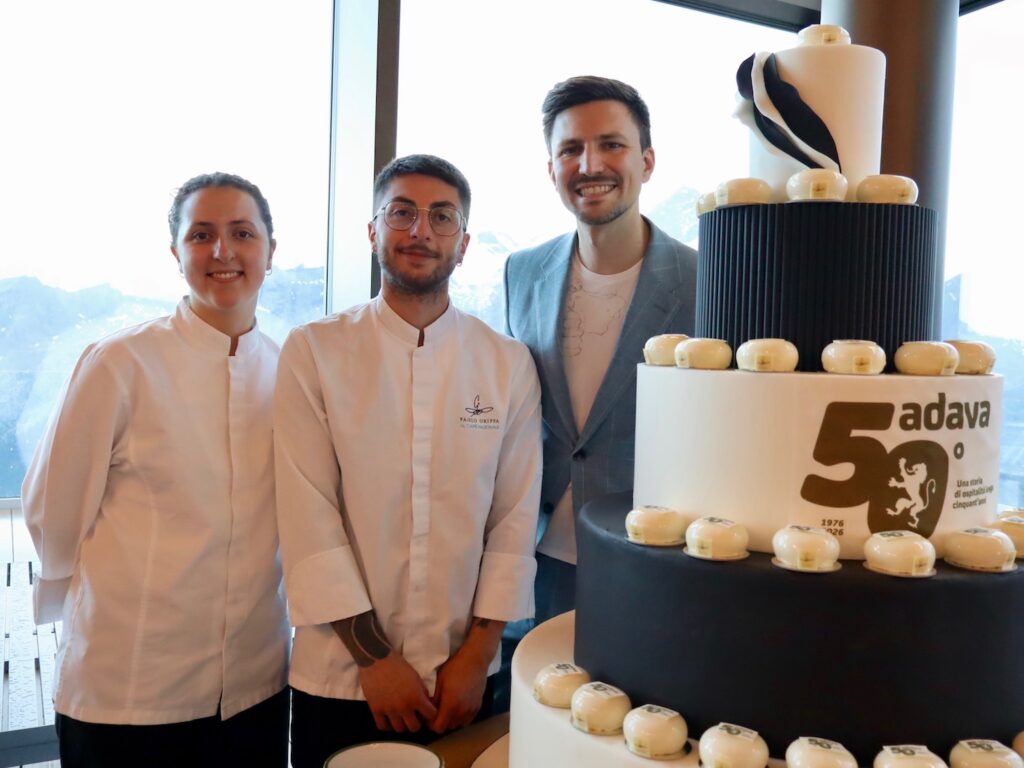 Lo staff con lo chef Paolo Griffa Cinquant