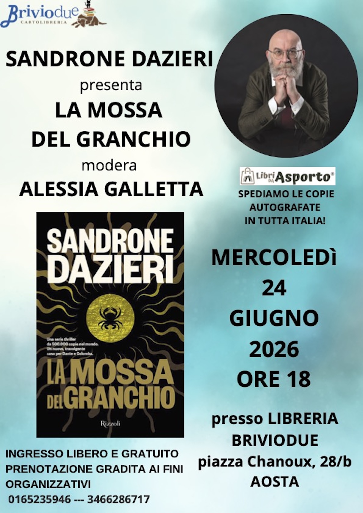 Locandina Sandrone Dazieri