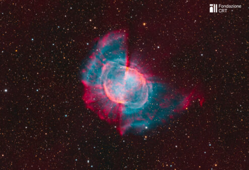L’Astrofoto di giugno: la nebulosa Manubrio