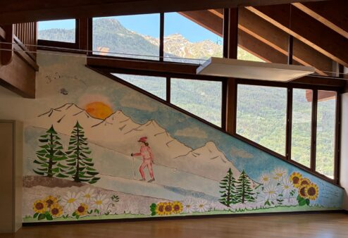 Un murale per ricordare Elisa Arlian nella scuola primaria di La Salle