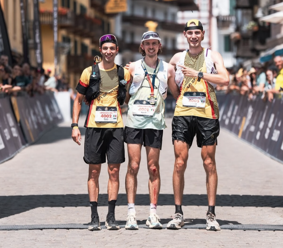 Nadir Maguet secondo alla Lavaredo - il podio - Foto Lavaredo Ultra Trail