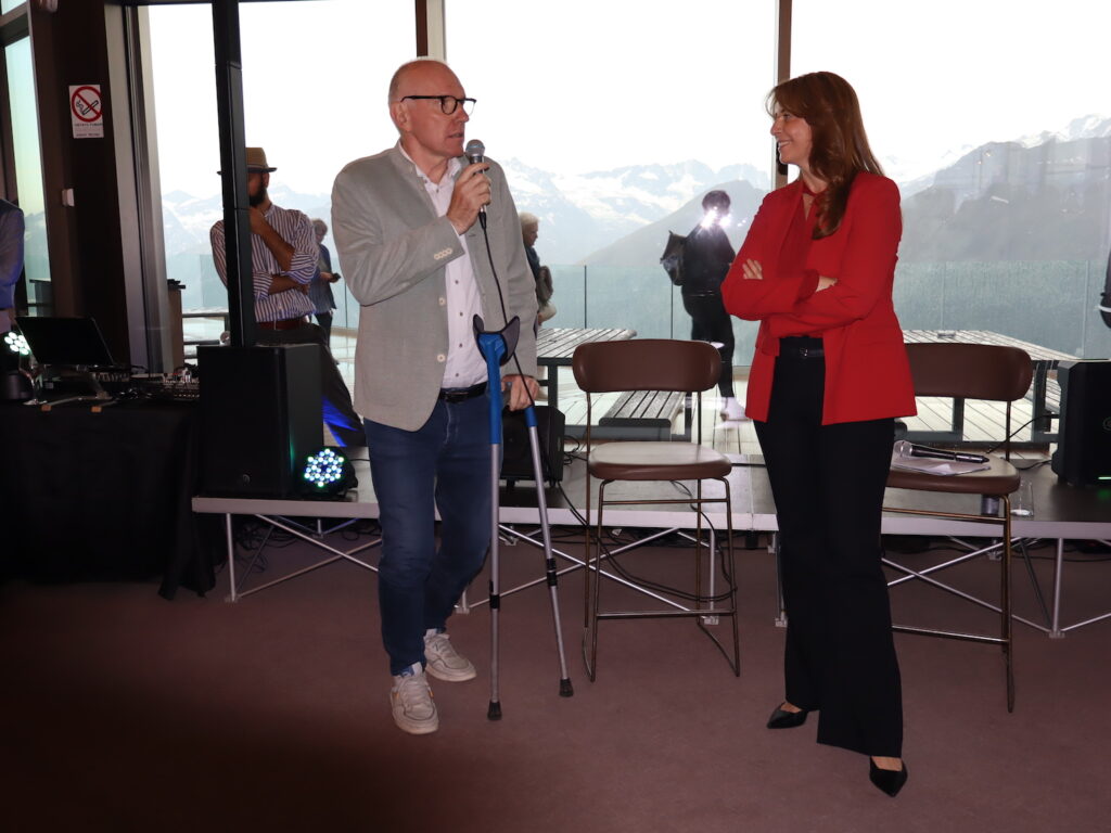 Presidente della Regione Renzo Testolin Cinquant