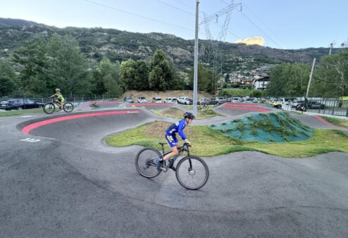 A Sarre inaugurata la pump track dell’Area6tu