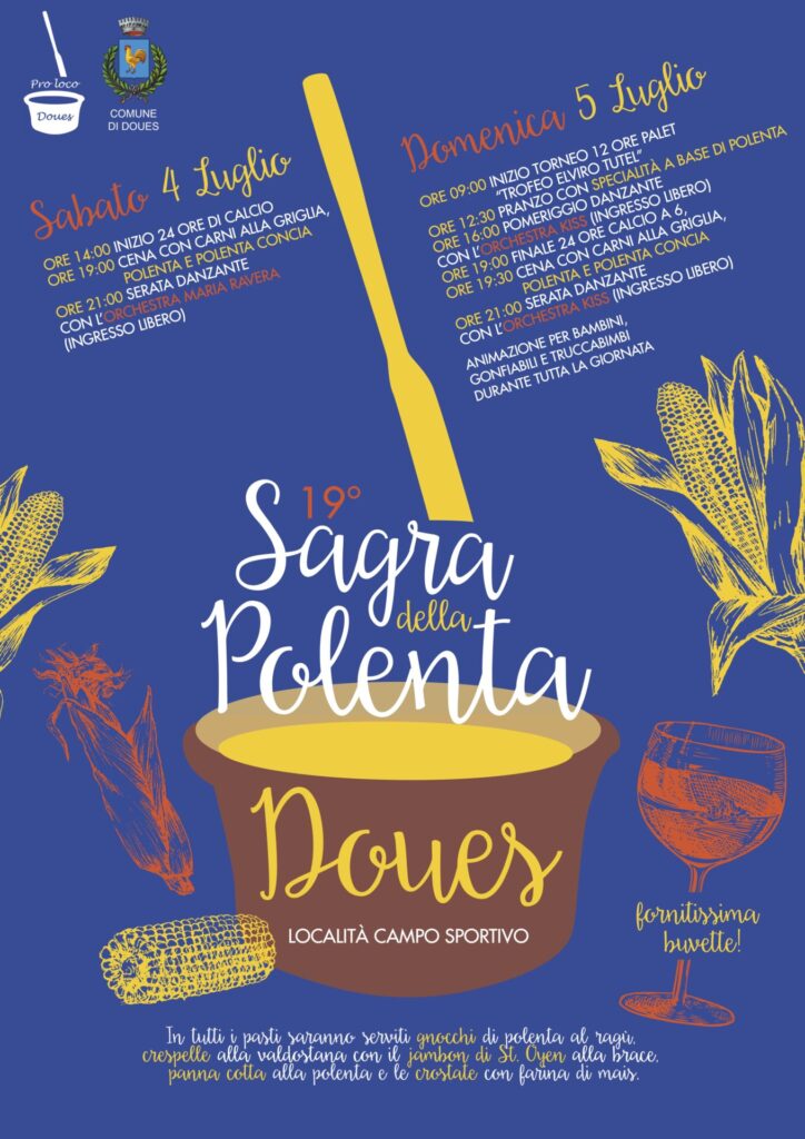 Sagra polenta Doues