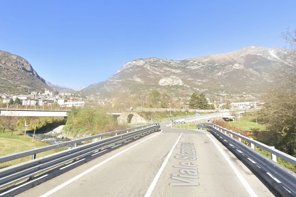 Il ponte Saint-Clair nel Comune di Châtillon