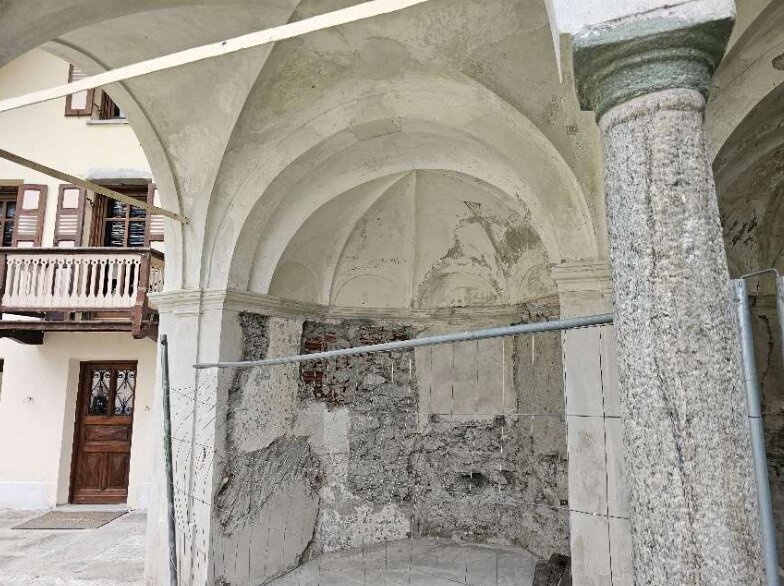 Cappelle durante il cantiere
