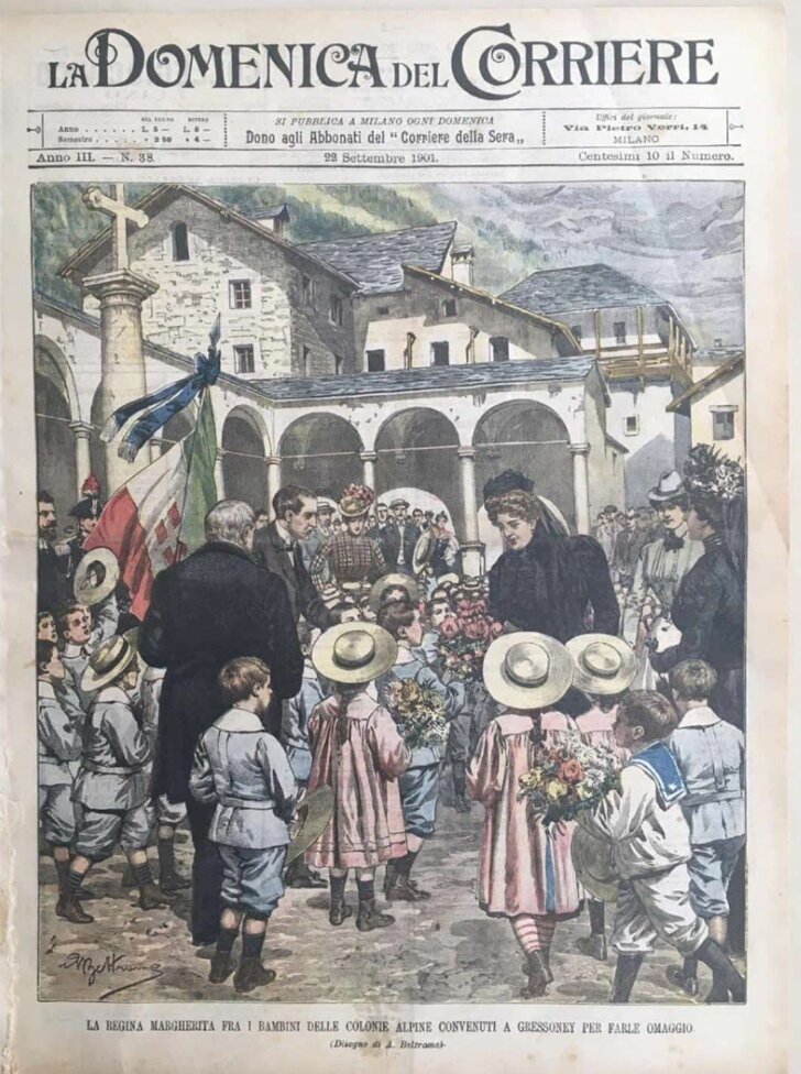 1901 - Copertina della Domenica del Corriere