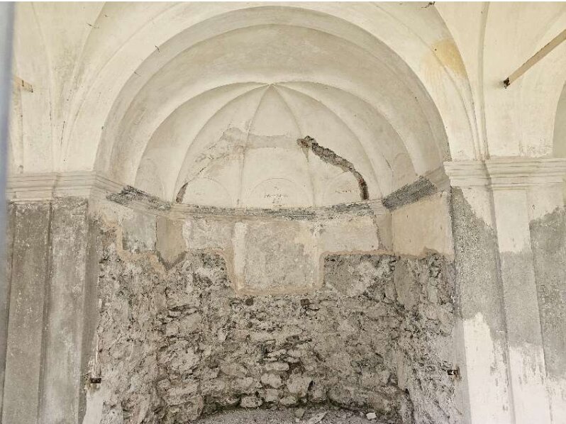 Cappelle durante il cantiere