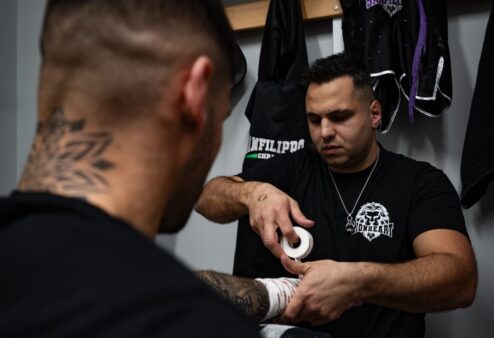 La sfida tricolore vista dall’angolo: Fabio Impieri cutman al titolo italiano di boxe