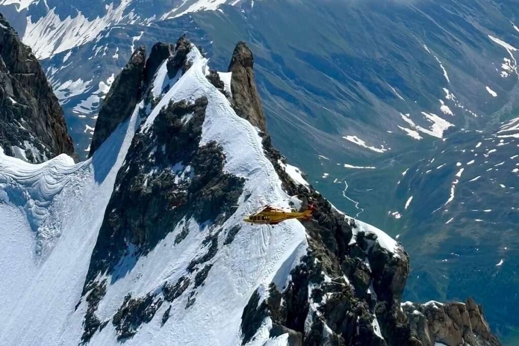 Il Soccorso alpino valdostano in azione