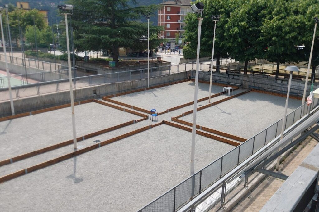 I nuovi campi di pétanque a Châtillon