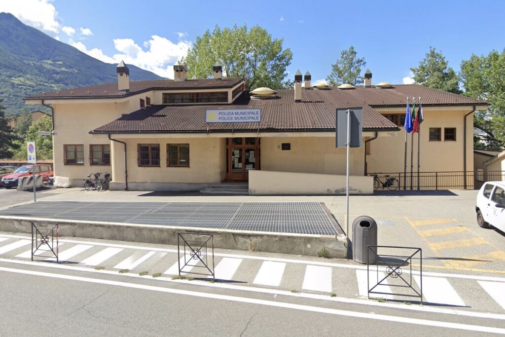 La sede della Polizia locale di Aosta