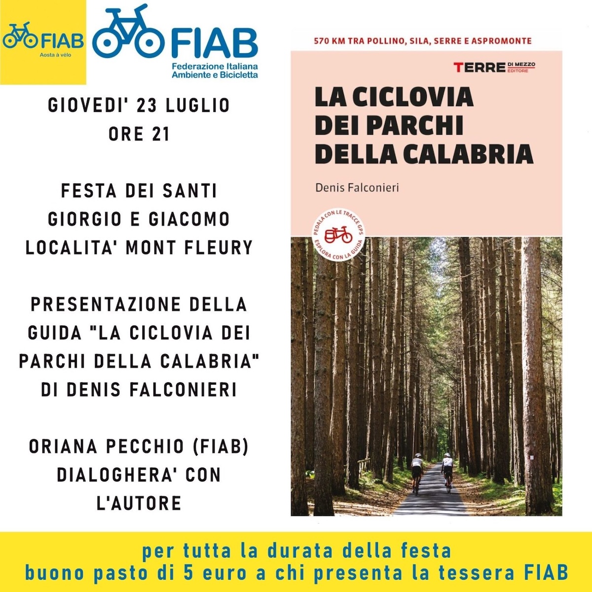 presentazione della guida “La ciclovia dei parchi della Calabria”