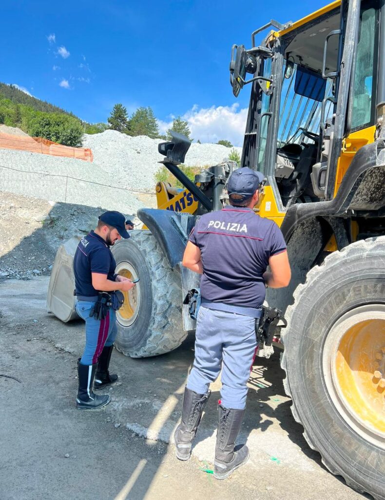 Accesso cantiere SS27