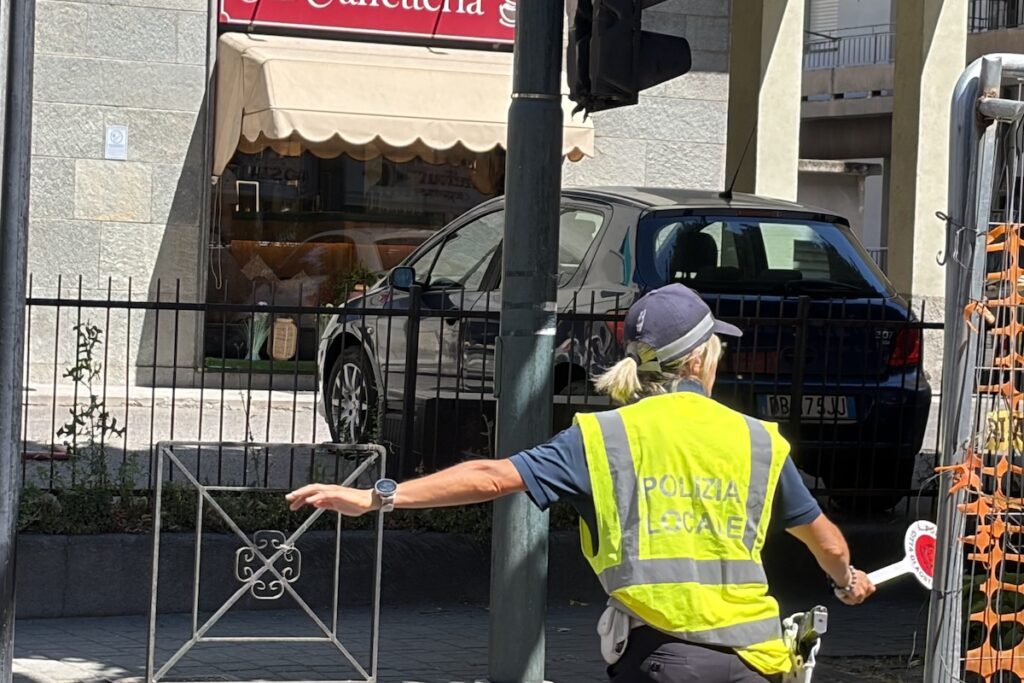 La viabilità su corso XXVI Febbraio ad Aosta