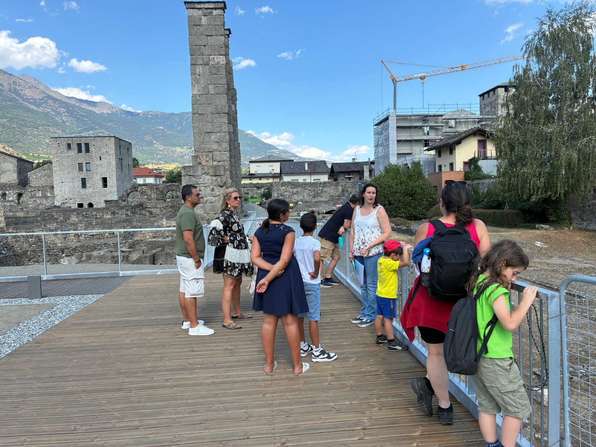 In scena nell'antica Aosta