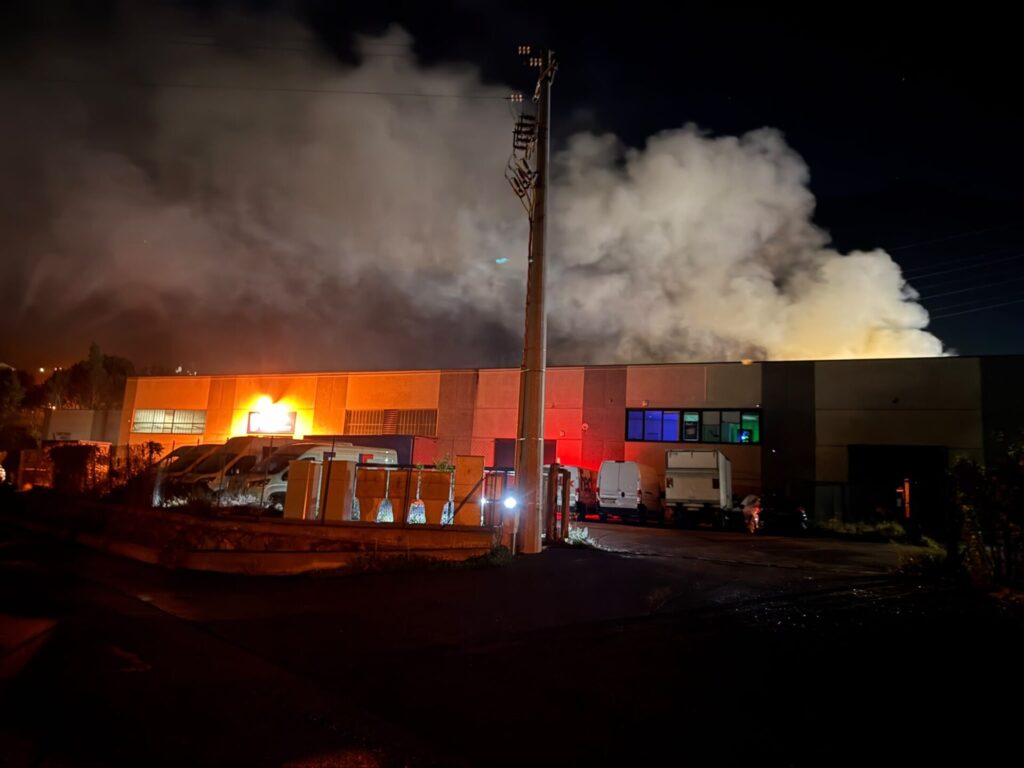 Incendio Pontey