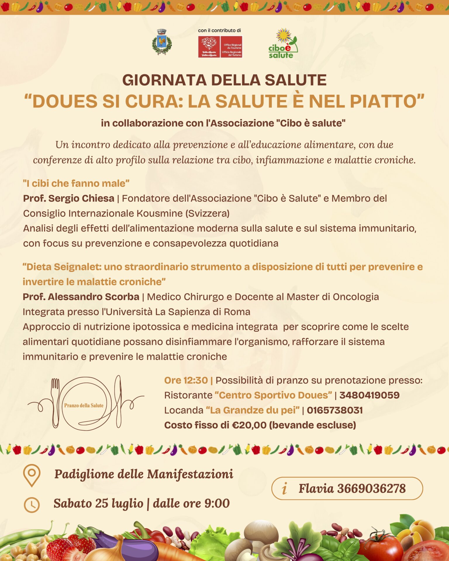 Locandina Giornata della Salute Doues