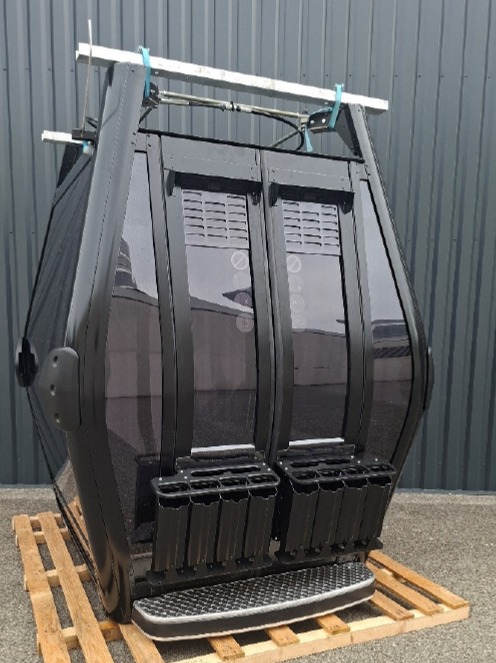Il prototipo delle nuove telecabine Aosta - Pila