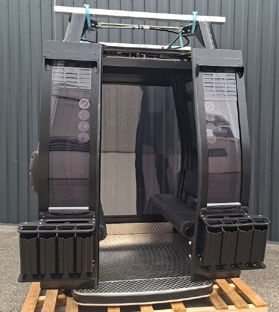 Il prototipo delle nuove telecabine Aosta - Pila
