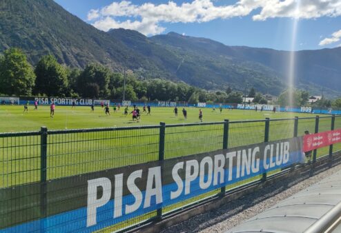Il Pisa torna in ritiro a Morgex