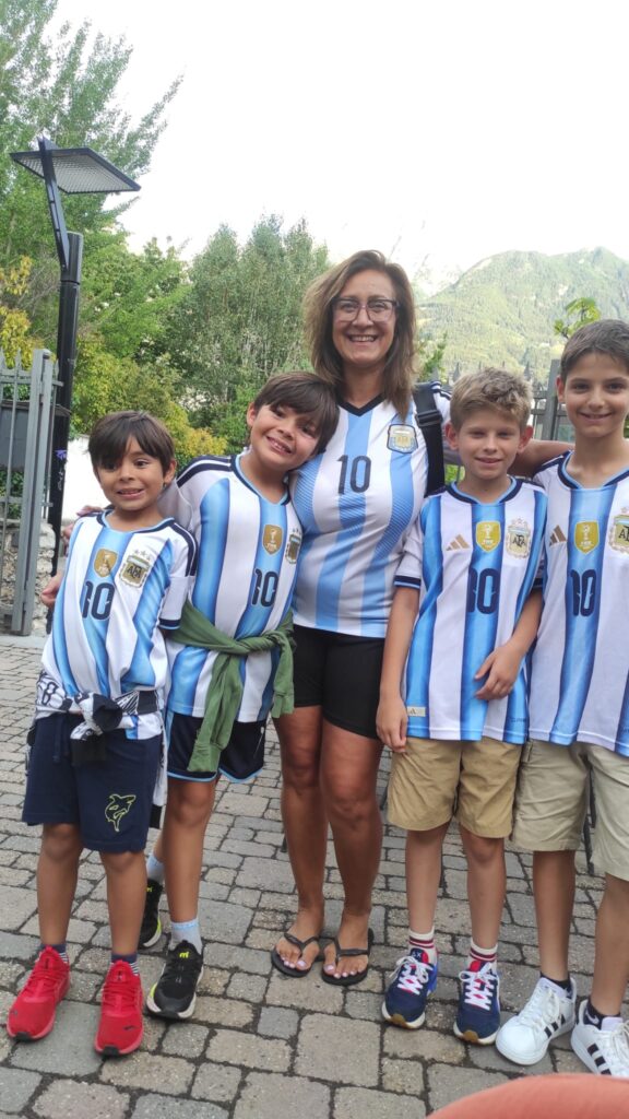 Tifosi argentini Aosta