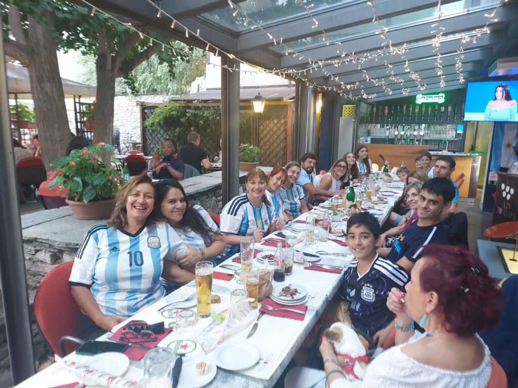 Tifosi argentini Aosta