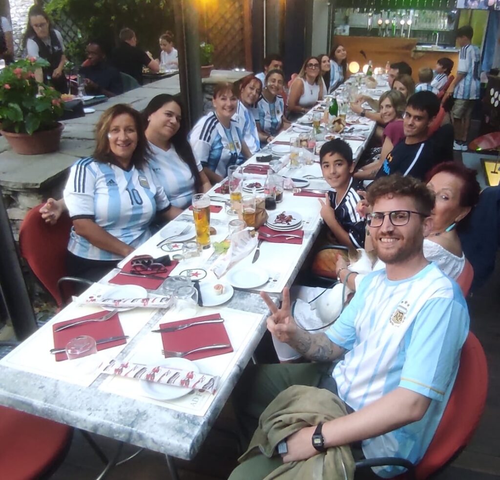 Tifosi argentini Aosta