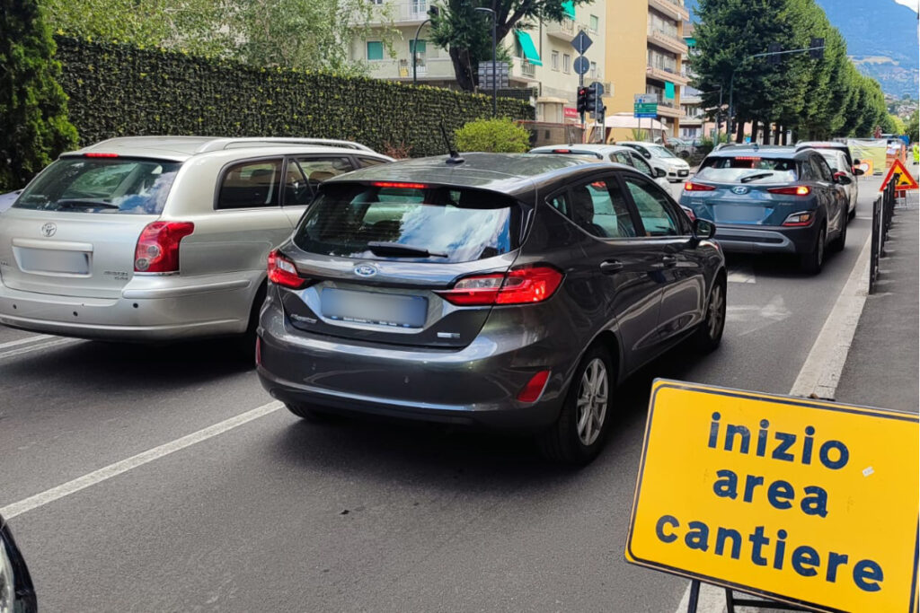 Traffico via Saint Martin