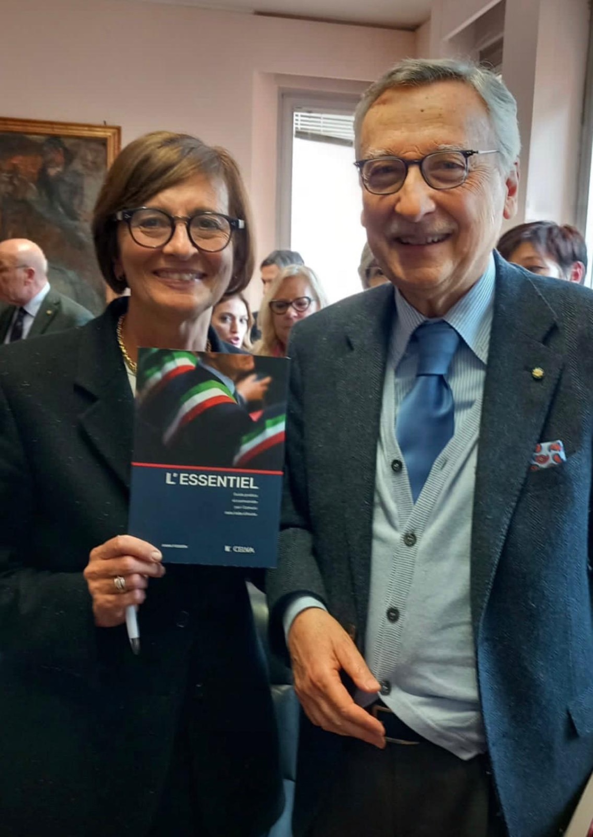 Anna Fosson ed il suo libro "L'Essentiel"