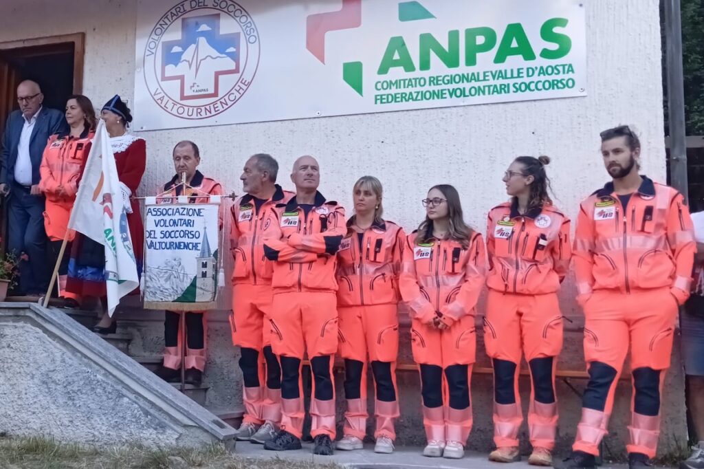 La nuova sede dei Volontari del Soccorso di Valtournenche