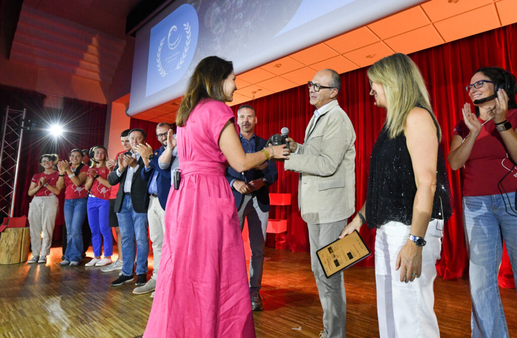 GPFF Cerimonia di premiazione consegna del premio Stambecco d'Oro a Pippa Ehrlich