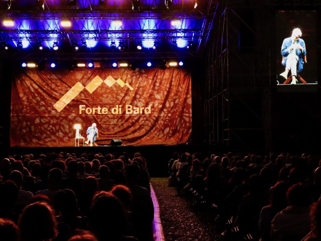 Paolo Crepet al Forte di Bard Foto Alice Dufour
