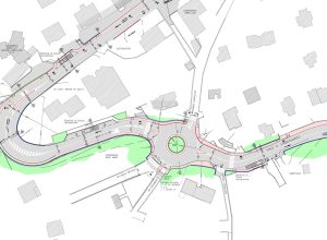Il progetto della nuova rotonda in regione Saraillon