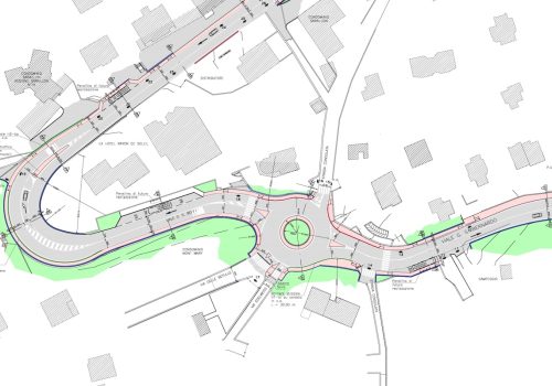 Il progetto della nuova rotonda in regione Saraillon