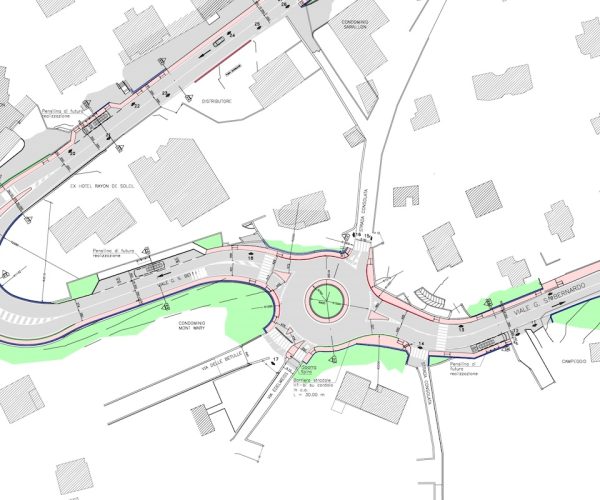 Il progetto della nuova rotonda in regione Saraillon