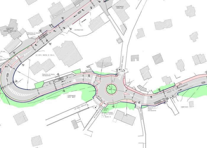 Il progetto della nuova rotonda in regione Saraillon